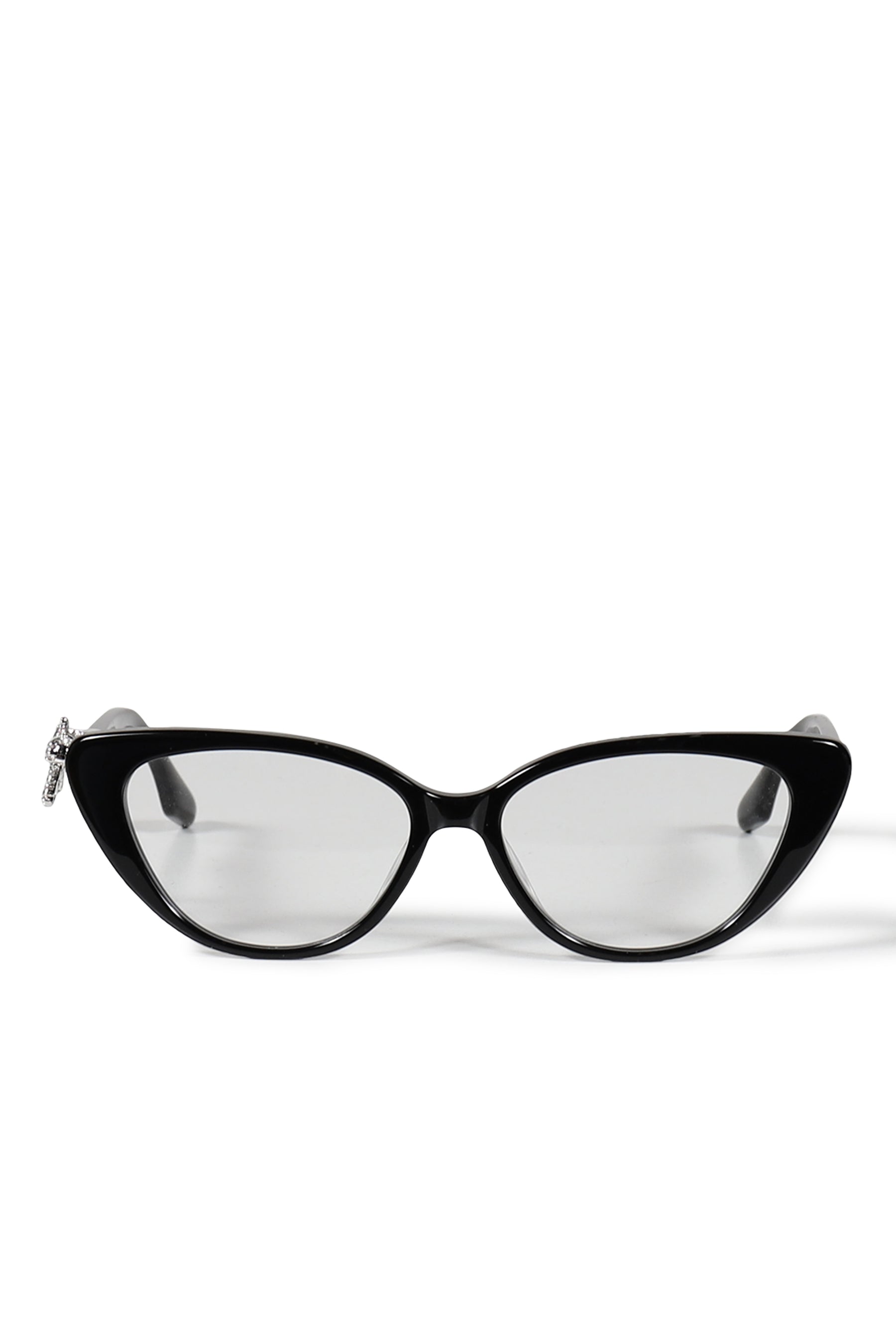 GEMSTONE BOWKNOT GLASSES MIDDLE BOW / BLK