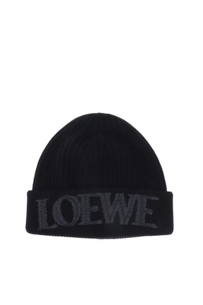 LOEWE BEANIE / BLK