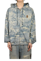 CAMO JACQ DNM ZIP HOODIE JKT / CAMO IND