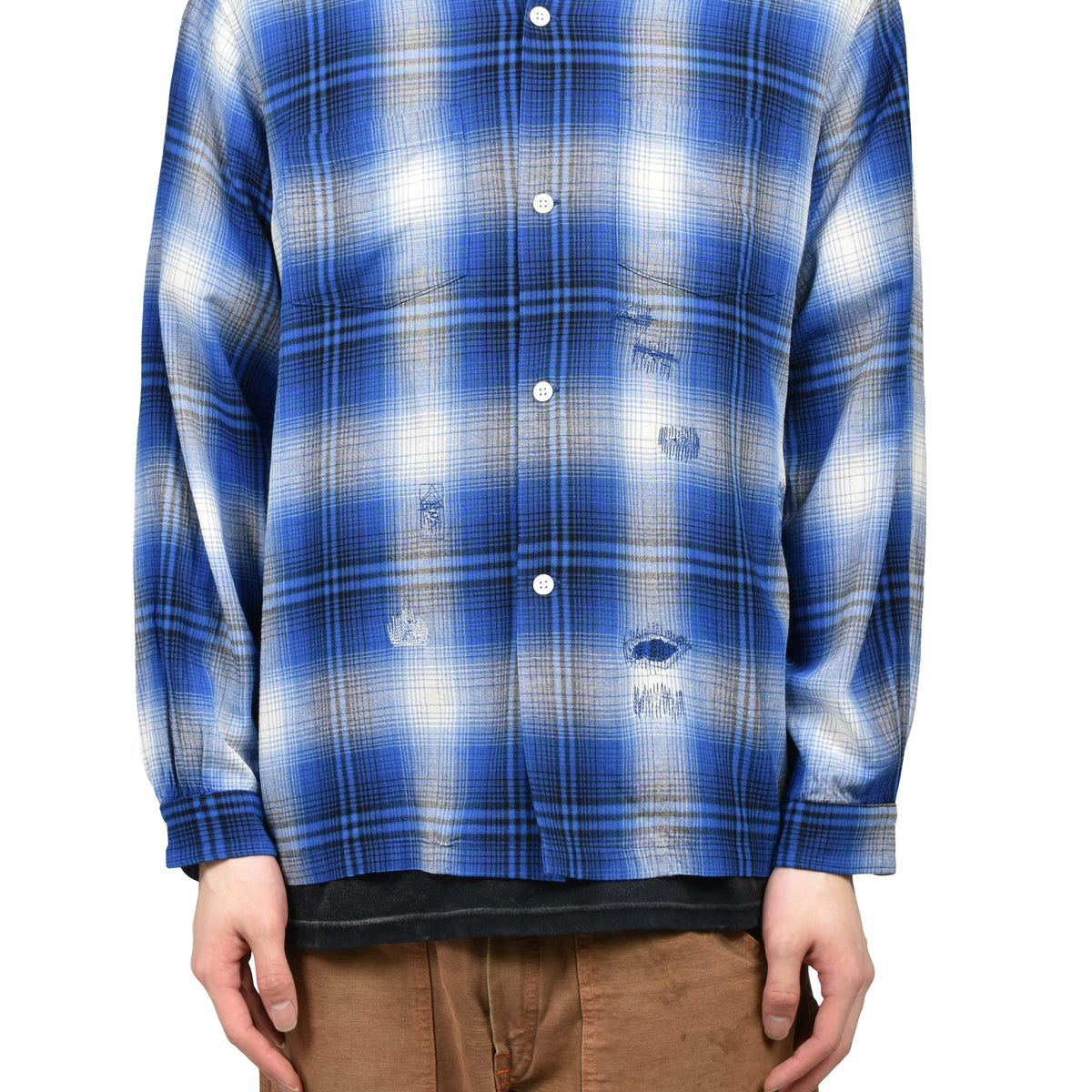 BOW WOW バウワウ NUBIAN限定アイテム REMADE RAYON PLAID SHIRT AGED