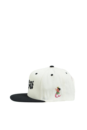 OASIS SNAPBACK / WHT BLK