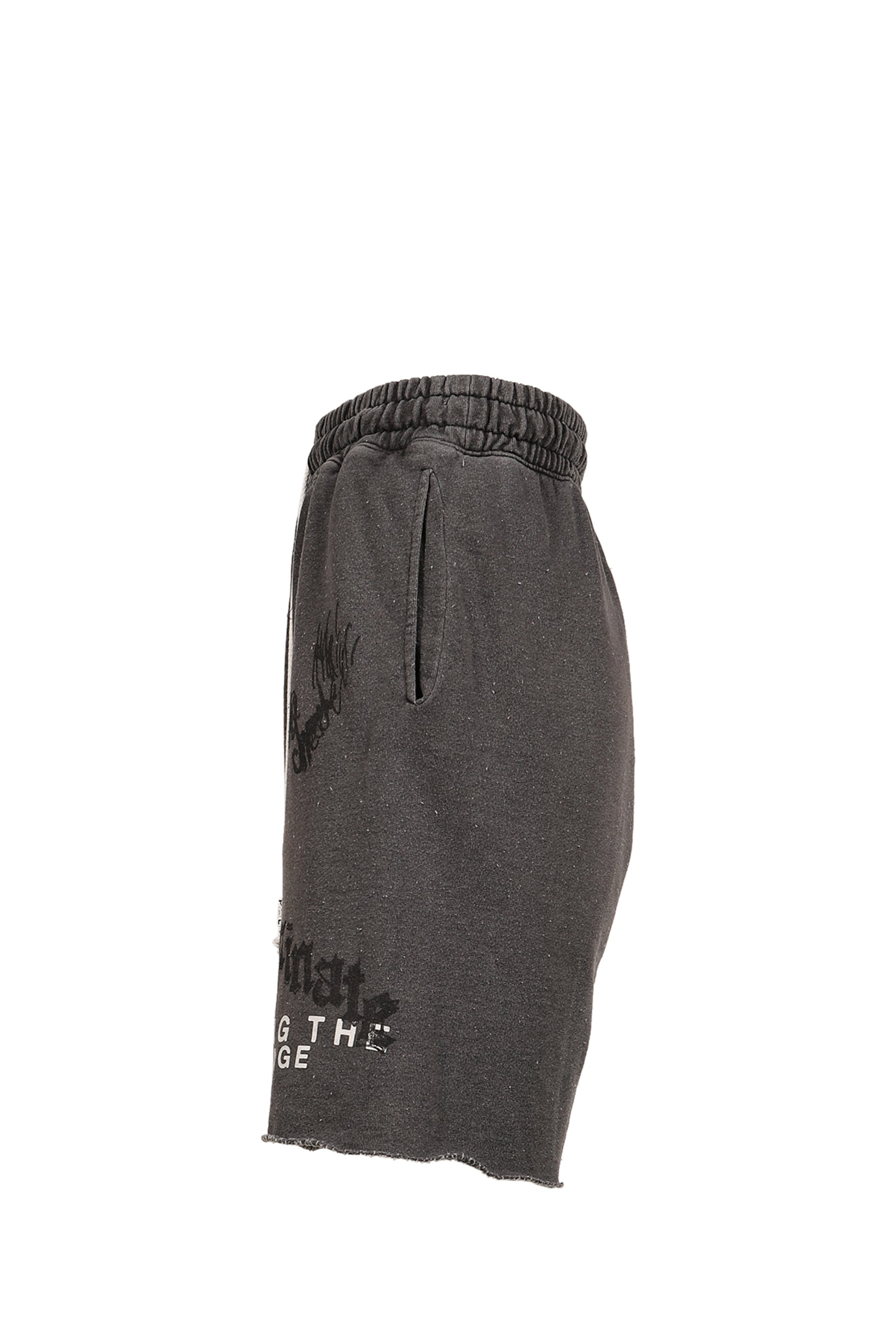 CARRY THE MESSAGE SWEAT SHORT / BLK