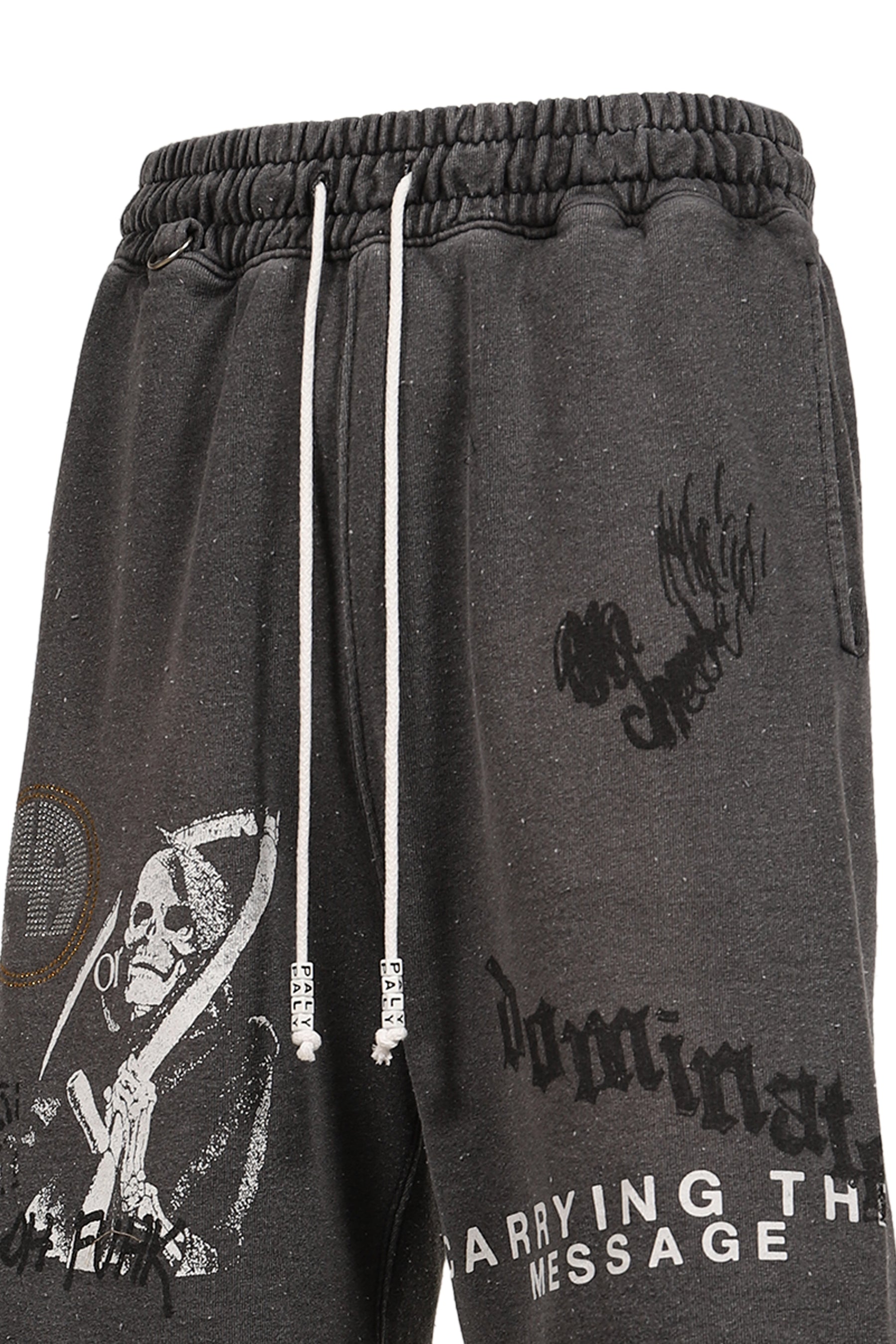 CARRY THE MESSAGE SWEAT SHORT / BLK