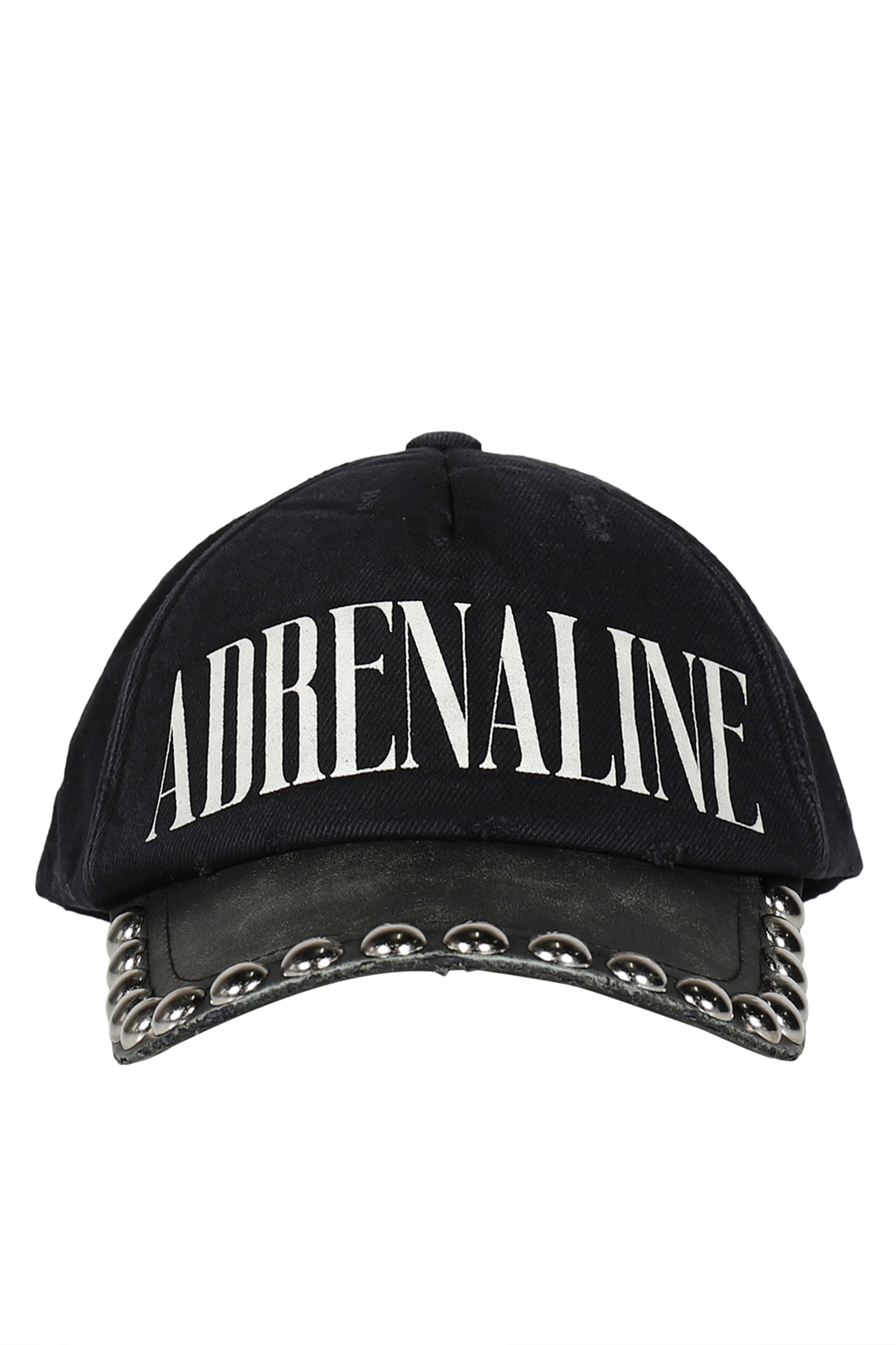 STUDDED TRUCKER CAP / BLK
