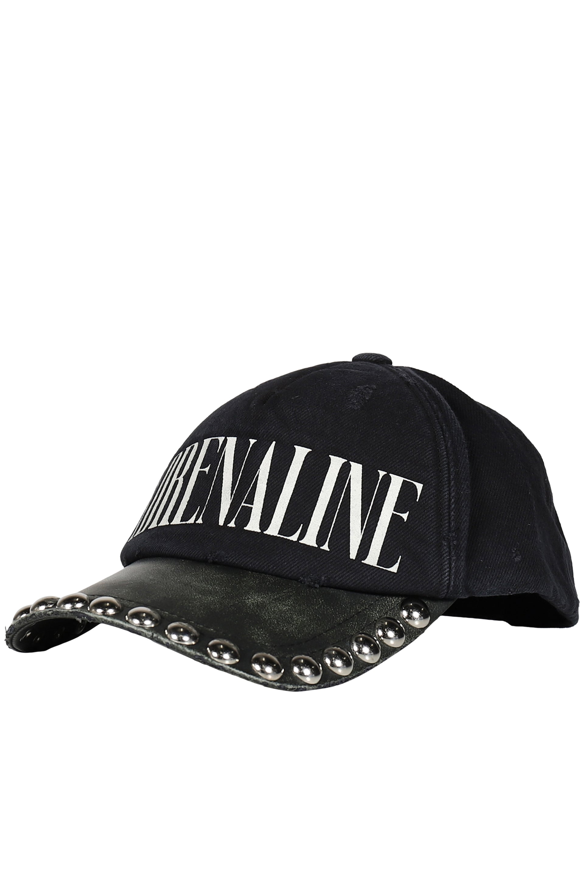 STUDDED TRUCKER CAP / BLK