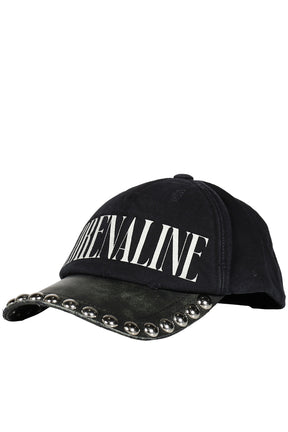 STUDDED TRUCKER CAP / BLK