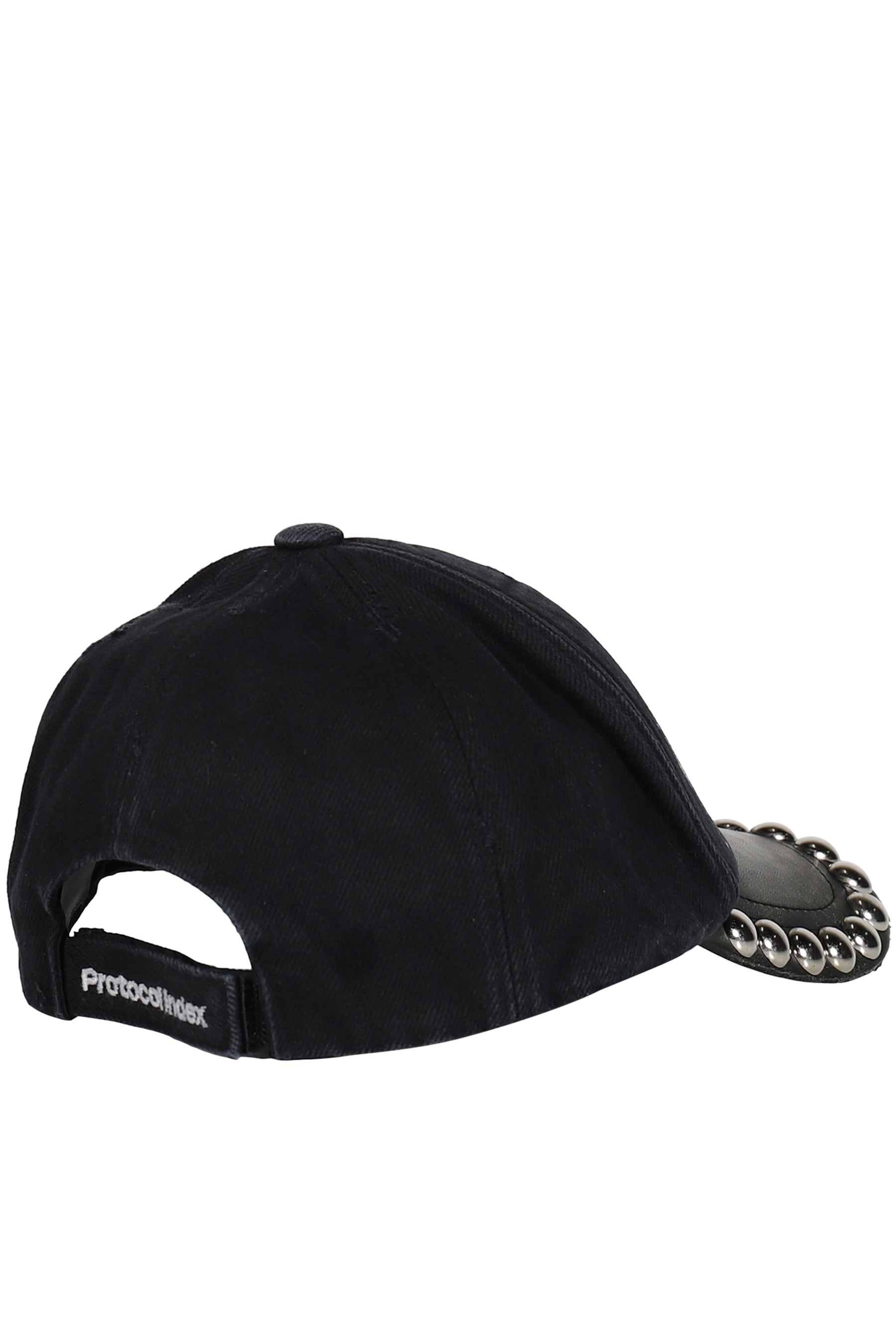 STUDDED TRUCKER CAP / BLK