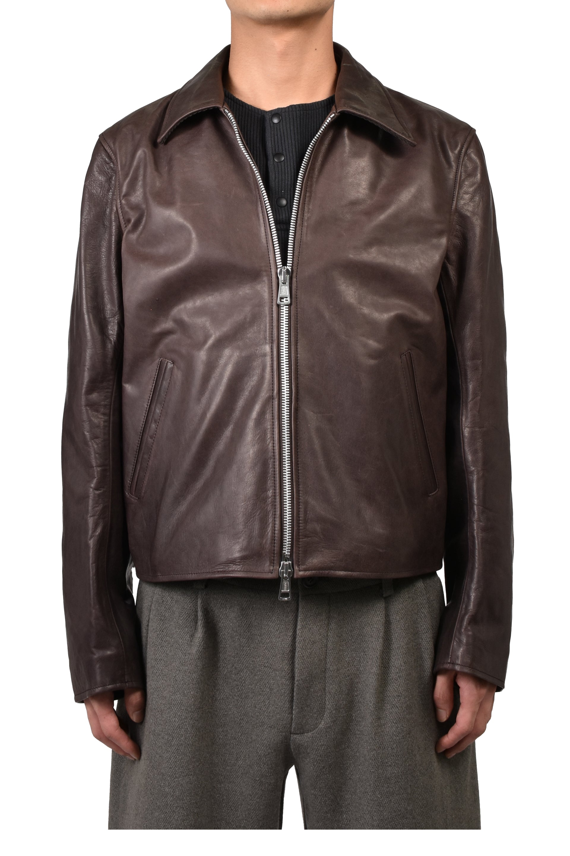 MINI JACKET / MATTED BRW