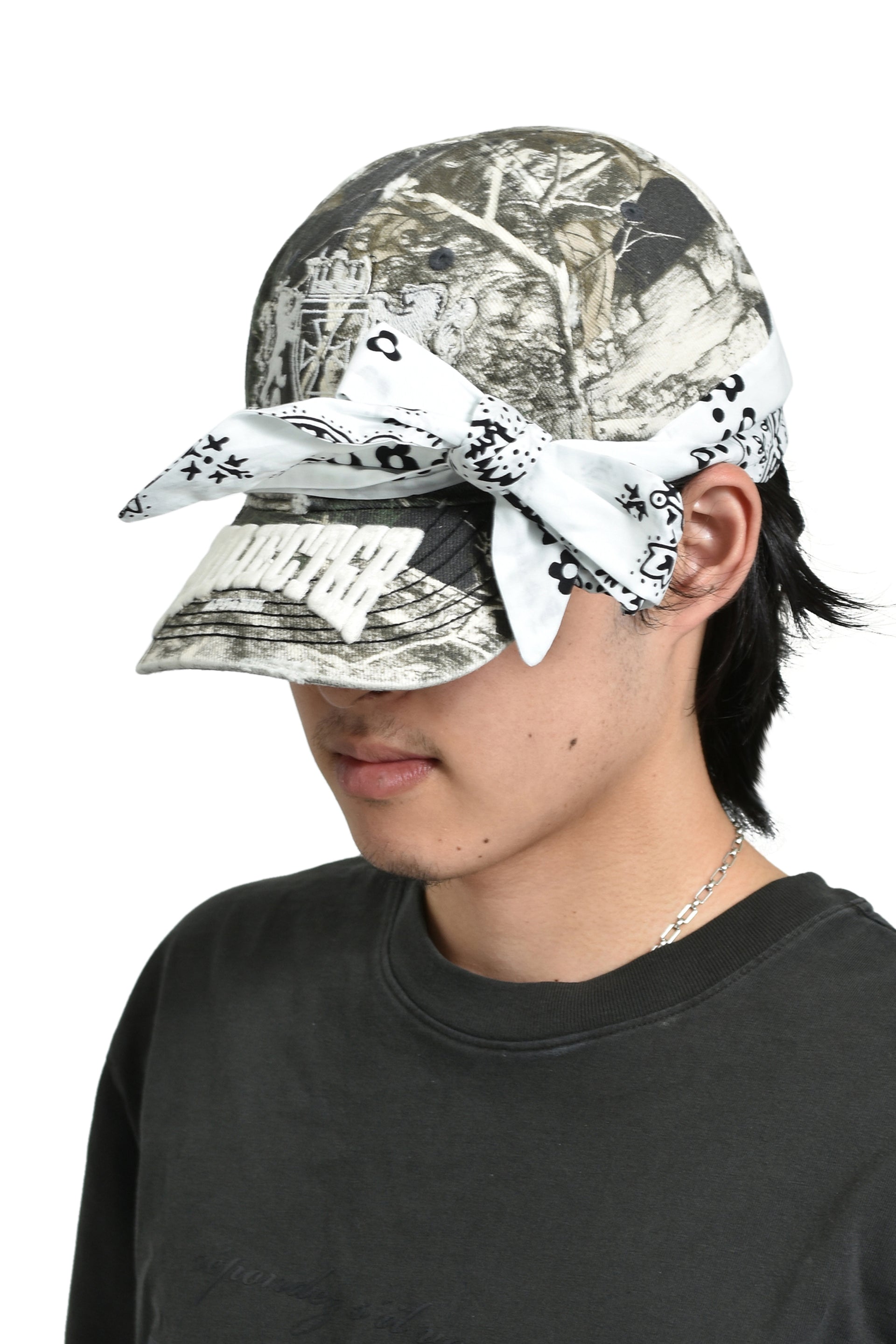 PROJECT G/R LAYERED BASEBALL CAP / REAL TREE CAMO