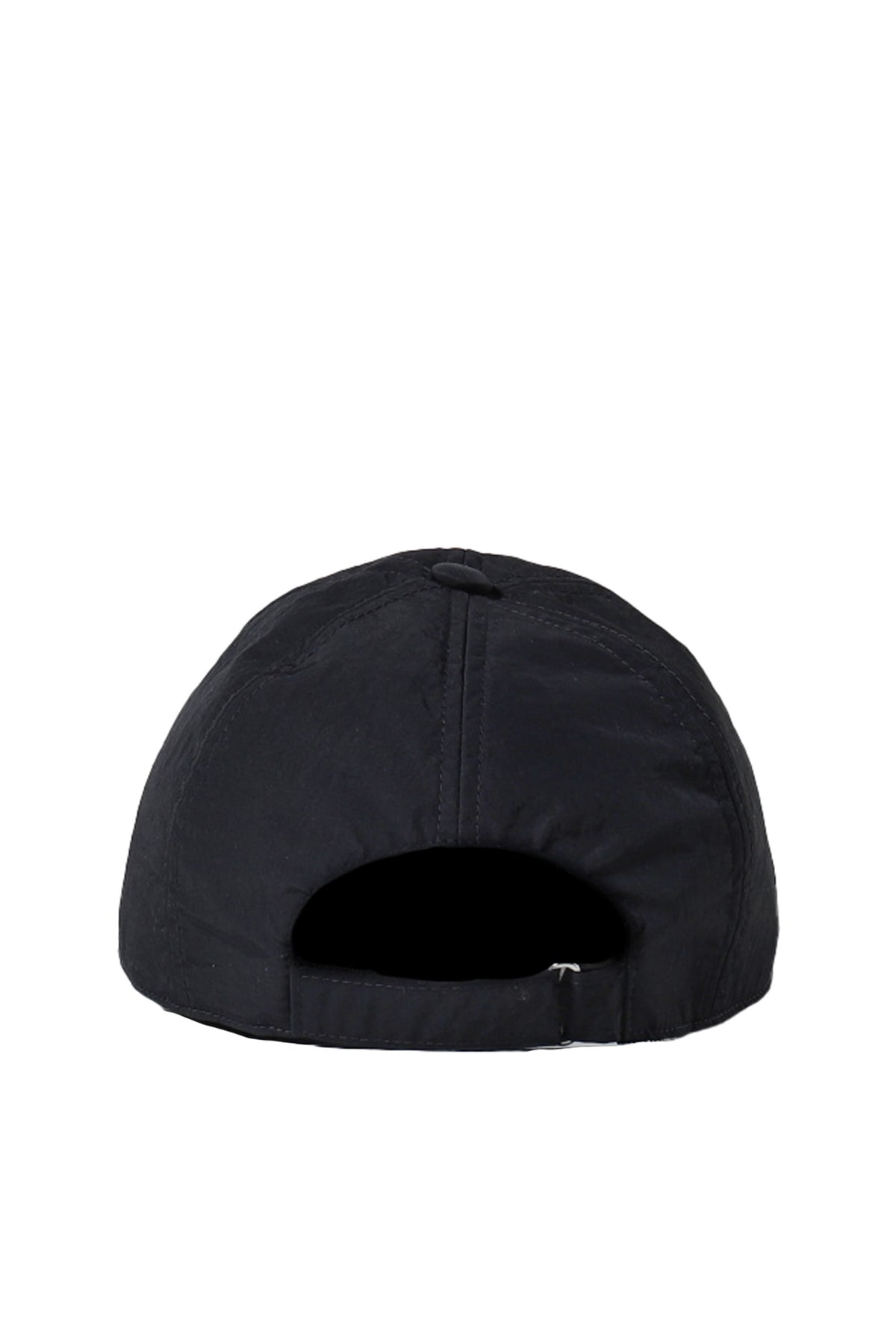 RECYCLED NYLON BASEBALL CAP / BLK