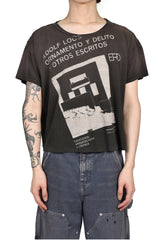 ADOLF LOOS T-SHIRT / WASHED BLK