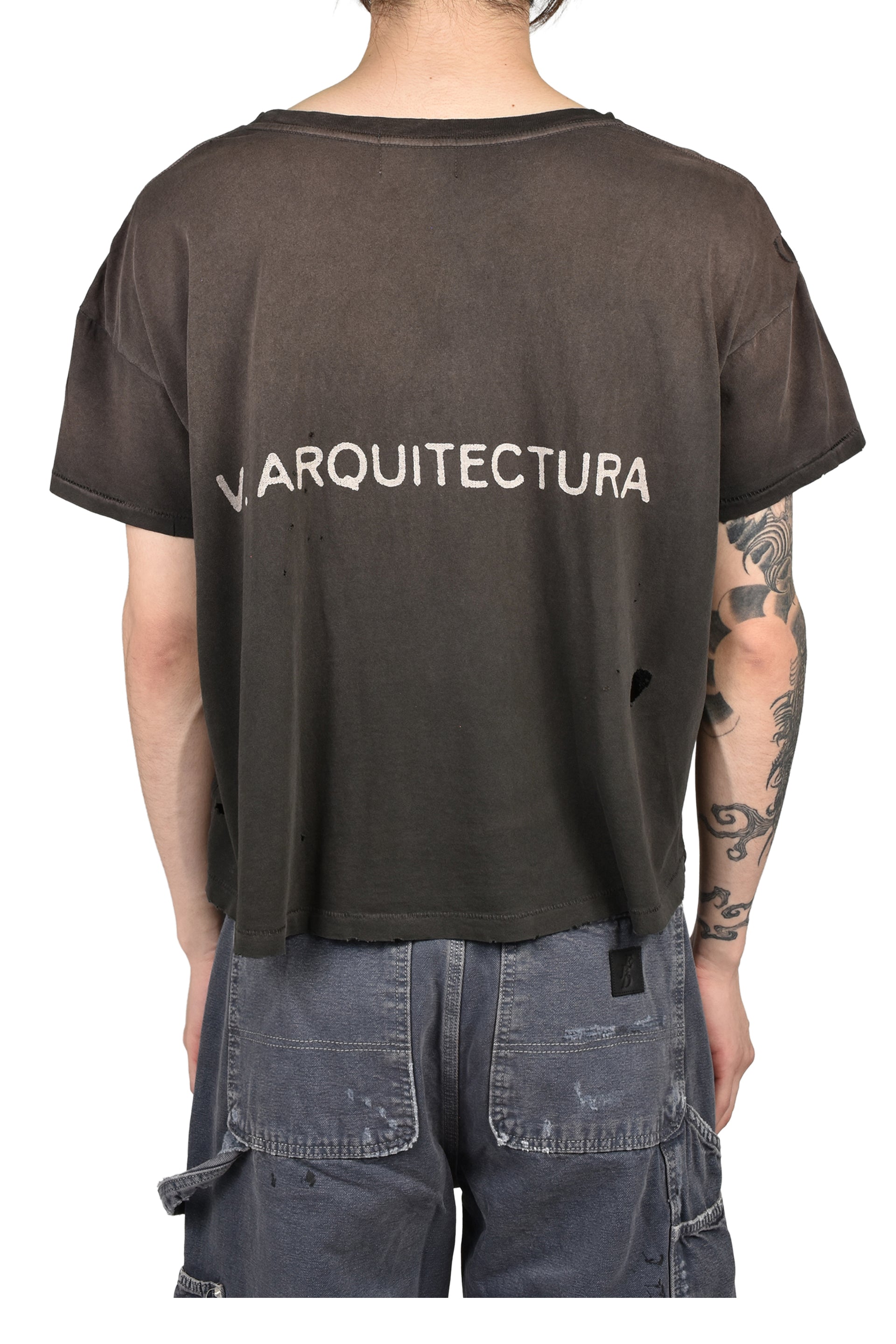ADOLF LOOS T-SHIRT / WASHED BLK