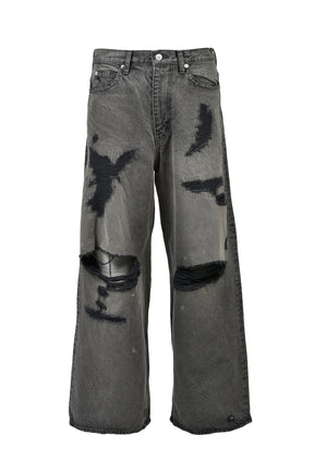 MB BAGGY JEANS ANGEL DAMAGE / BLK