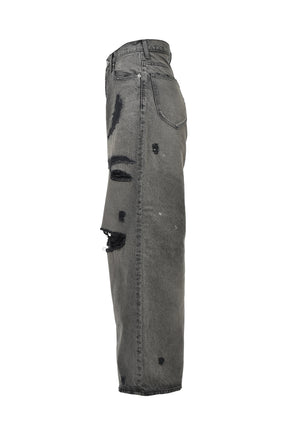 MB BAGGY JEANS ANGEL DAMAGE / BLK