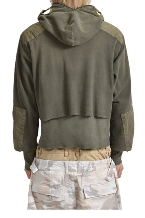 PROJECT G/R GIMP WAFFLE THERMAL ZIP HOODIE / KHA