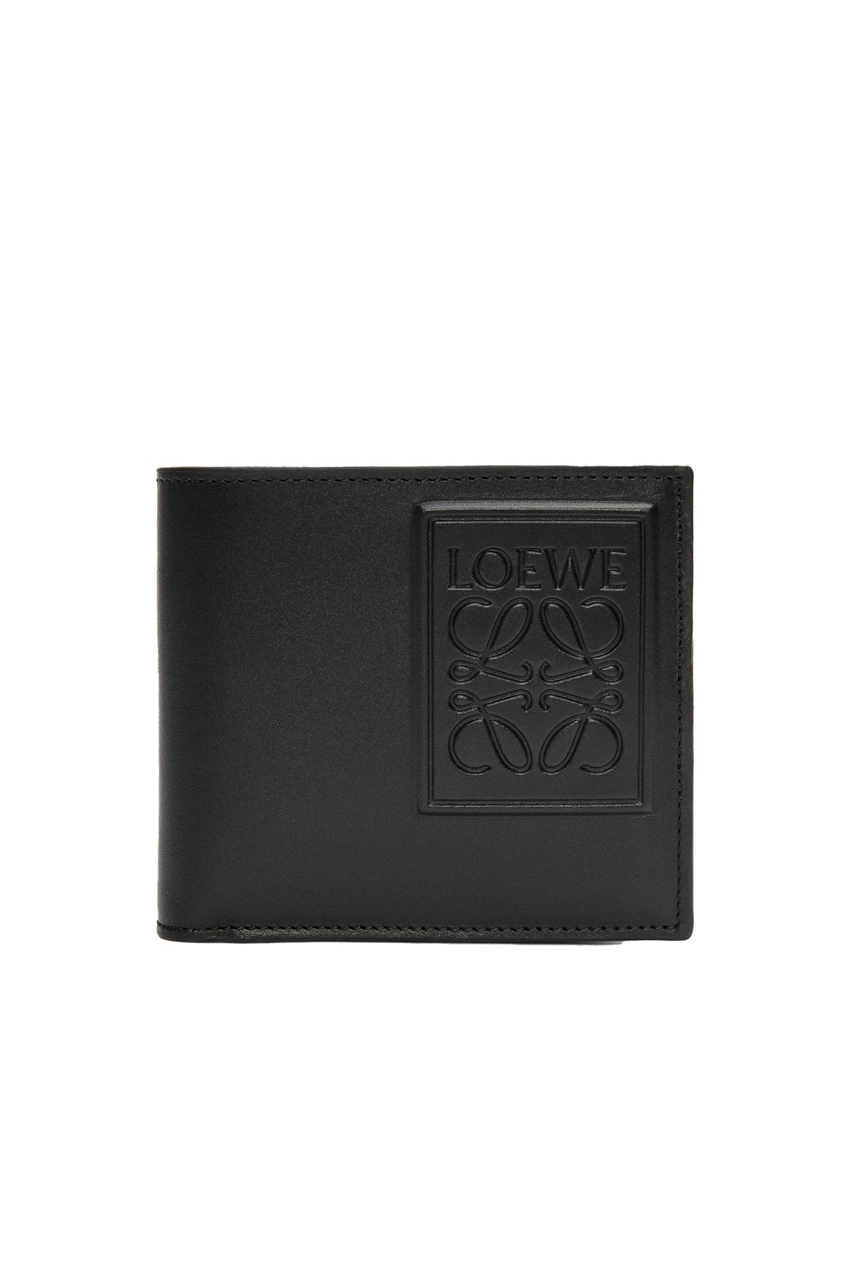 LOEWE PATCH NEW BIFOLD COIN WALLET / BLK