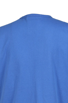 OVERDYE BLUE MELANGE T SHIRT / BLU