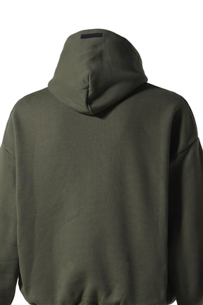 FLEECE HOODIE / MILITARY