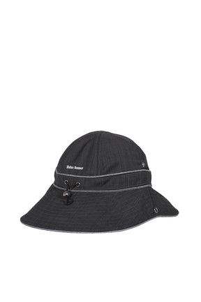 WB BUCKET HAT / DARK GRY