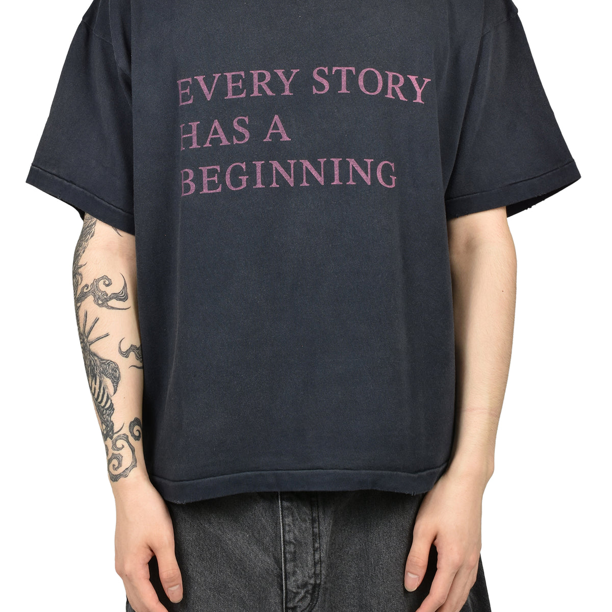 JUN/NAKAYAMA Tシャツ JUN/NAKAYAMA JUN NAKAYAMA SS26 FLAG T-SHIRTS / BLK - NUBIAN