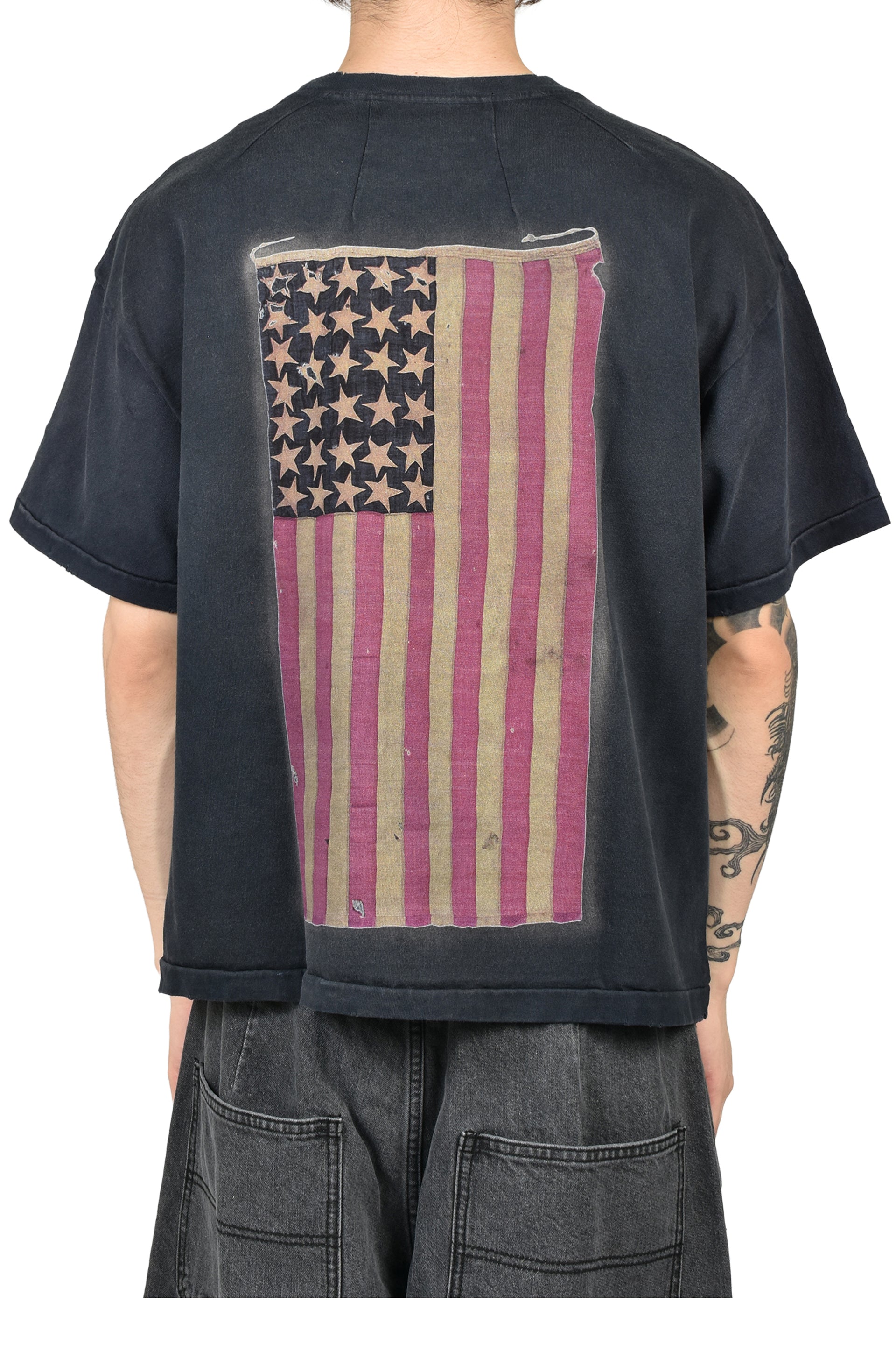 FLAG T-SHIRTS / BLK