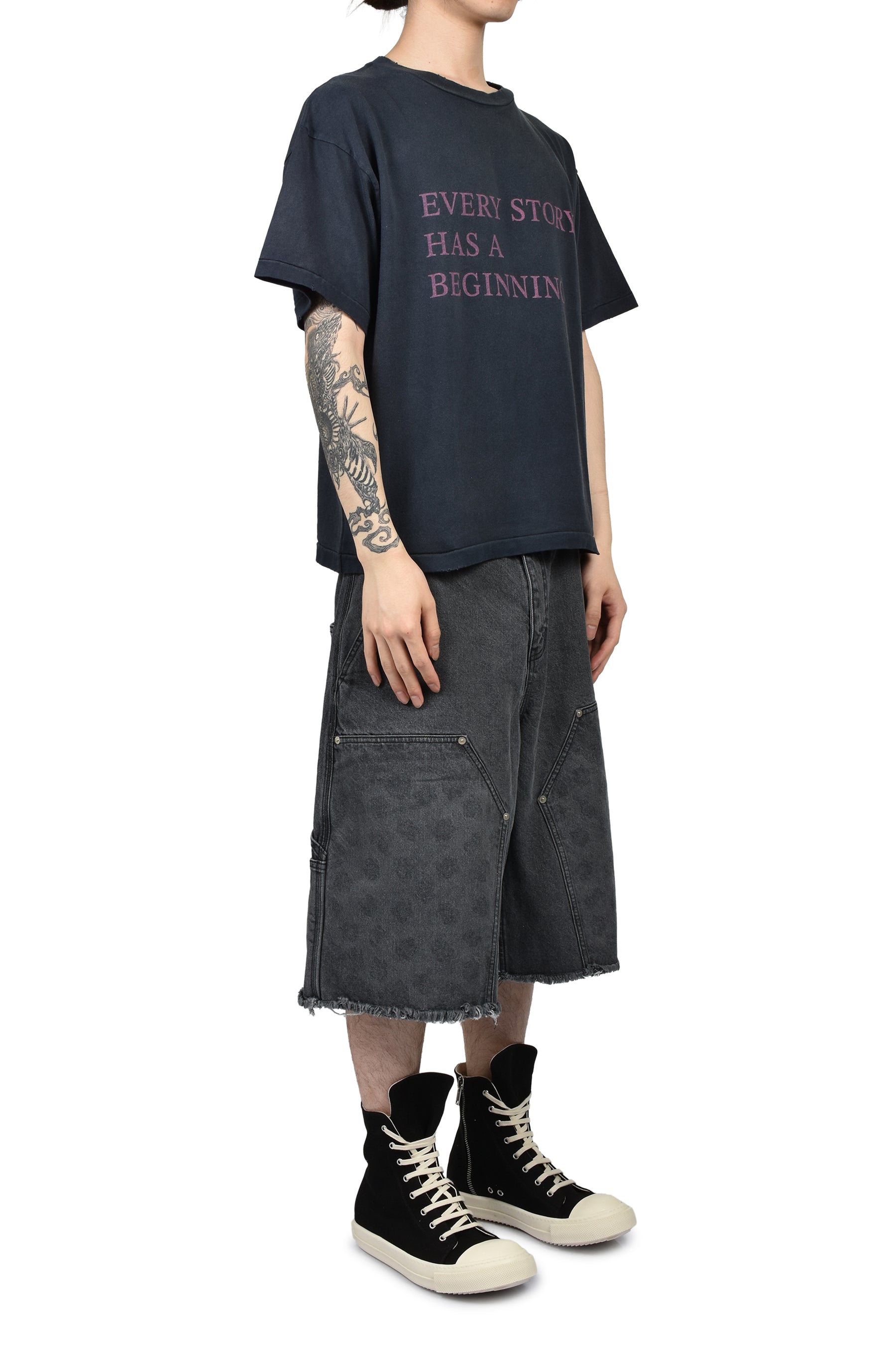 FLAG T-SHIRTS / BLK