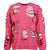 DISTRESSED CREWNECK / PNK