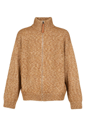 ZIP-UP CARDIGAN / BRW LILIC