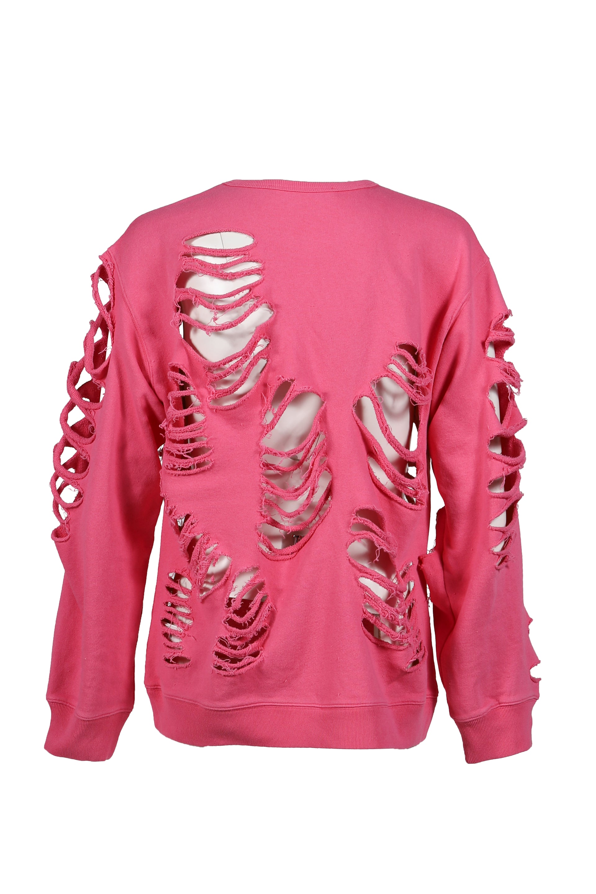 DISTRESSED CREWNECK / PNK