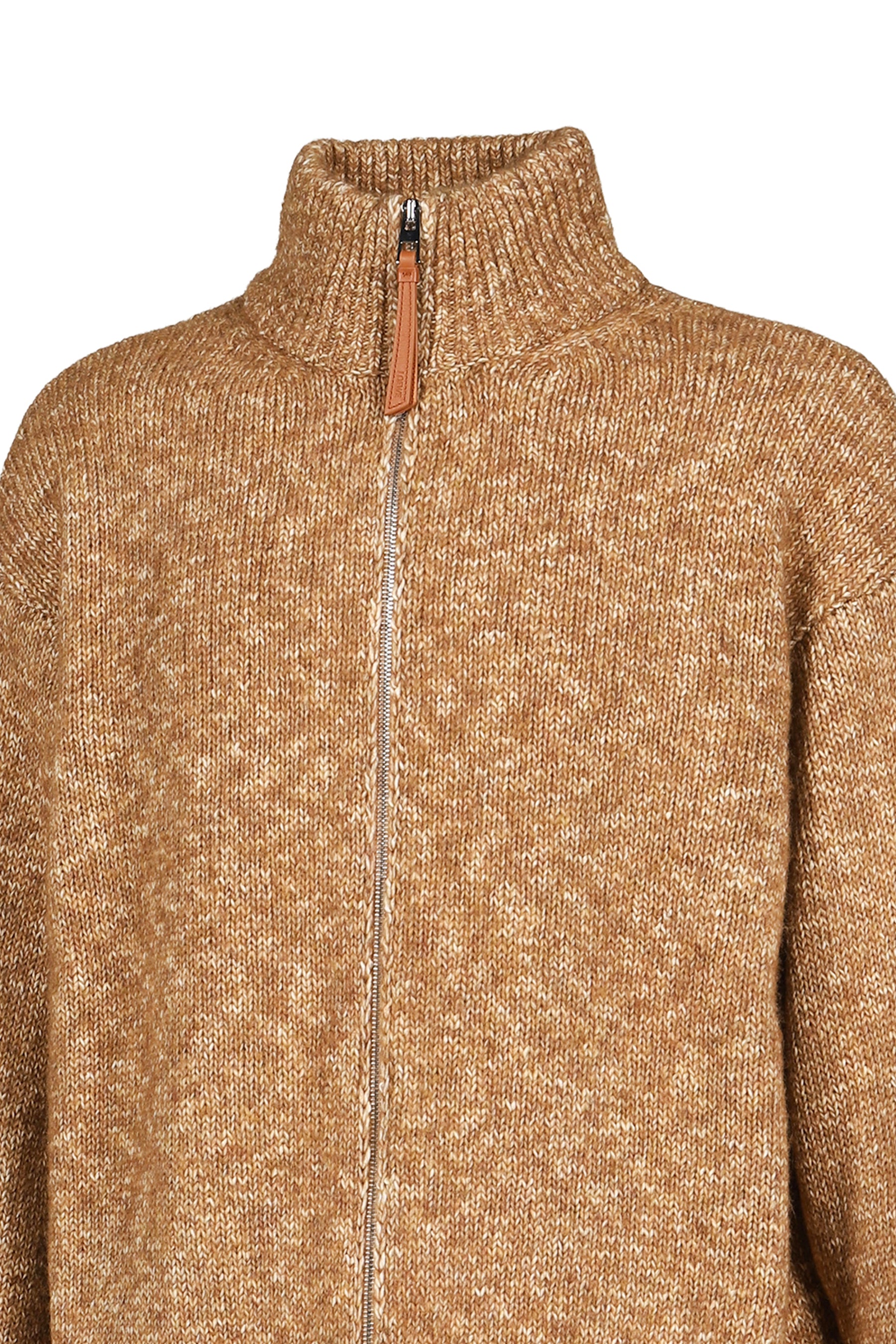 ZIP-UP CARDIGAN / BRW LILIC