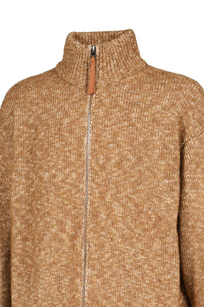 ZIP-UP CARDIGAN / BRW LILIC
