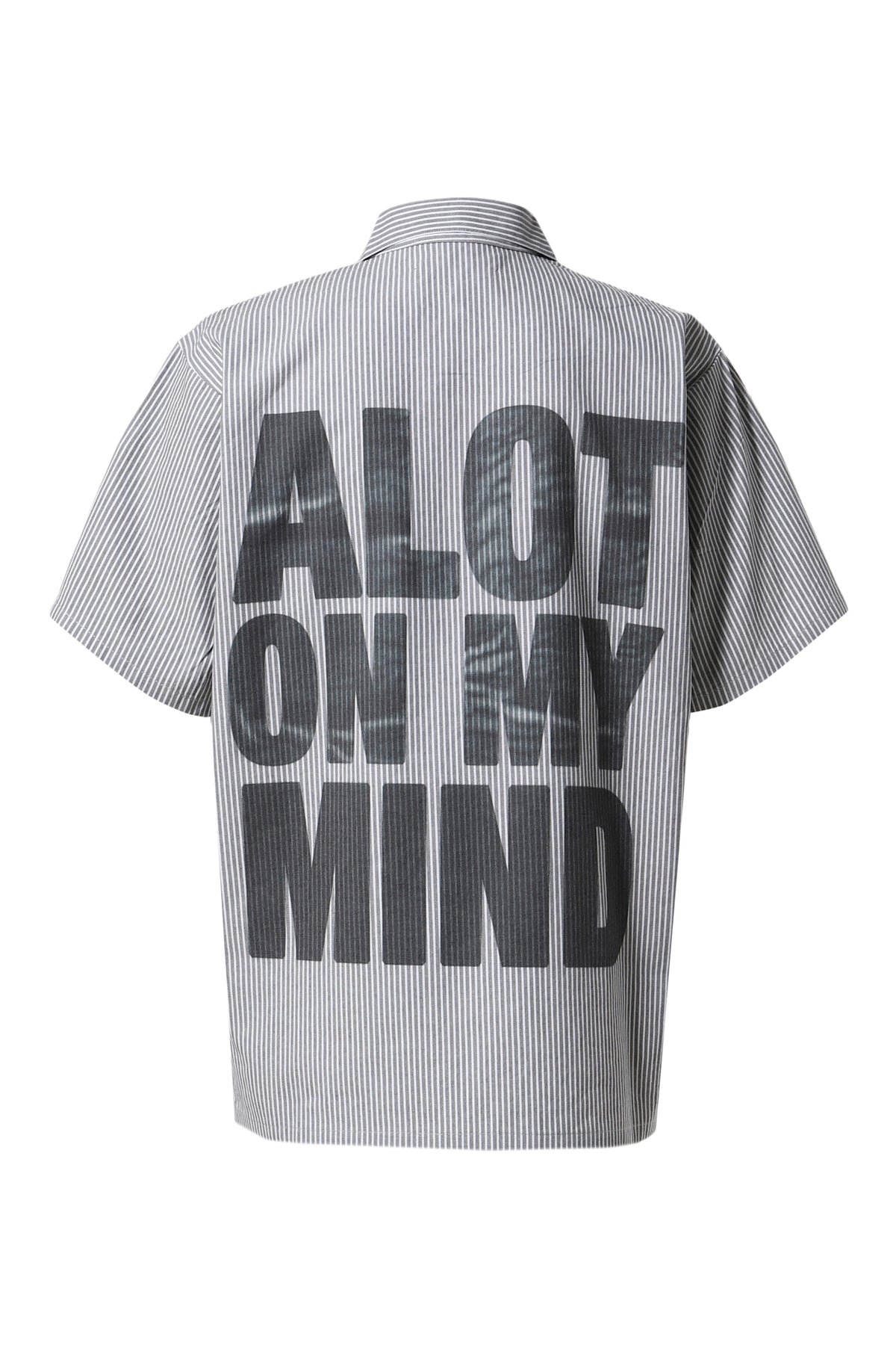 A LOT ON MY MIND OVERSIZED WORKSHIRT / GRY