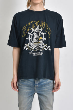 GENEVE CATAMARAN TEE/VTG BLK