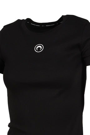 MOON LOGO JERSEY BABY FIT T-SHIRT / BLK