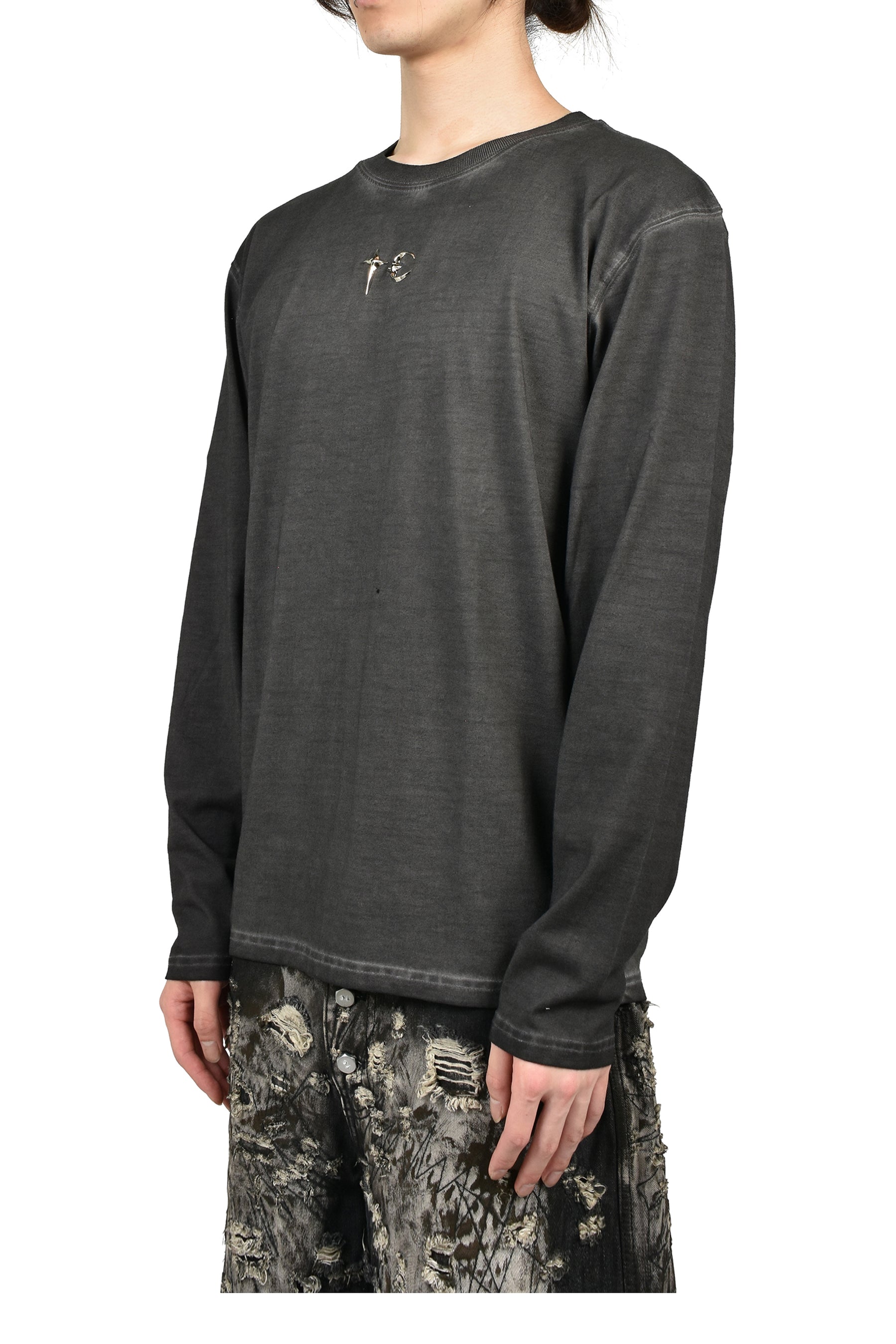 TC BASIC LONG SLEEVE / CHARCOAL