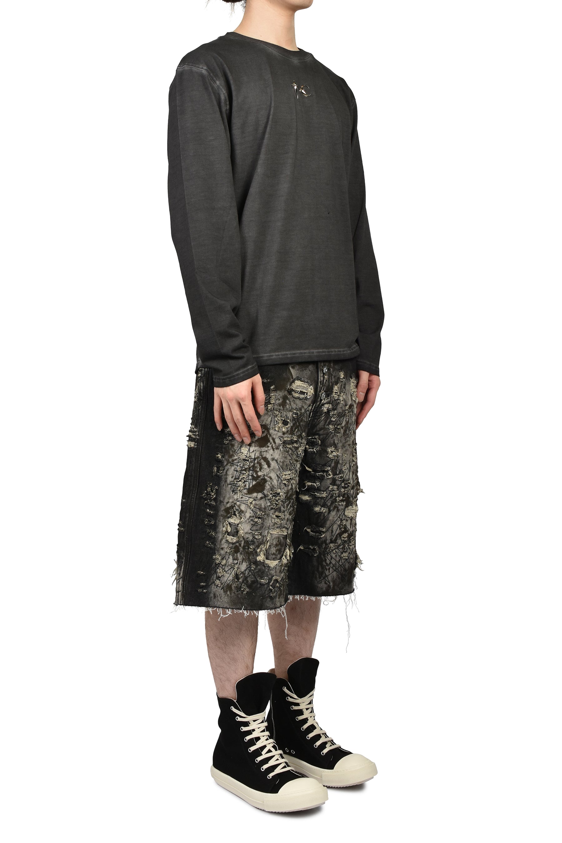 TC BASIC LONG SLEEVE / CHARCOAL