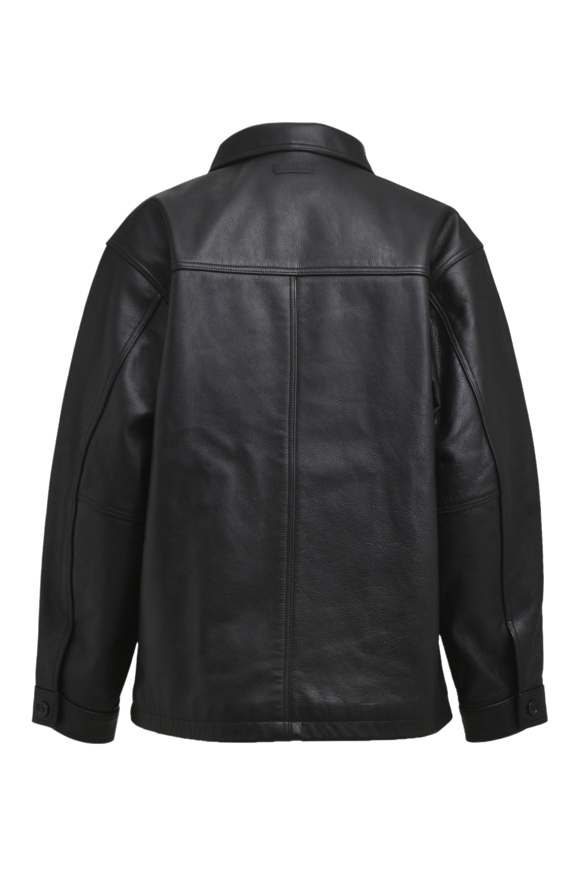 BREATH NEWRICH LEATHER MIDDLE JACKET / BLK