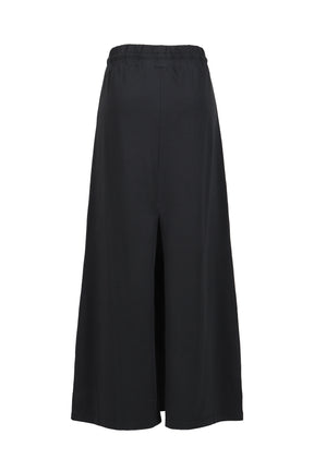JERSEY SKIRT KNIT / BLK
