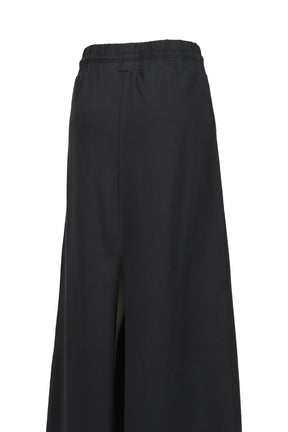 JERSEY SKIRT KNIT / BLK