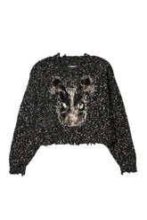 ACTING GAS MASK KNIT PULLOVER / CHA