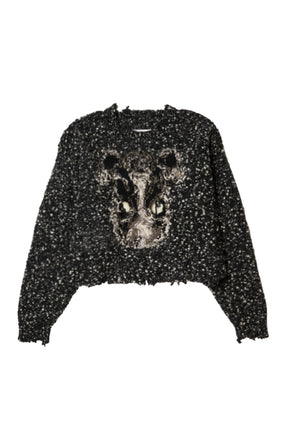 ACTING GAS MASK KNIT PULLOVER / CHA