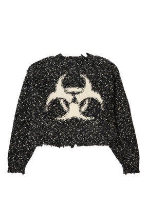 ACTING GAS MASK KNIT PULLOVER / CHA