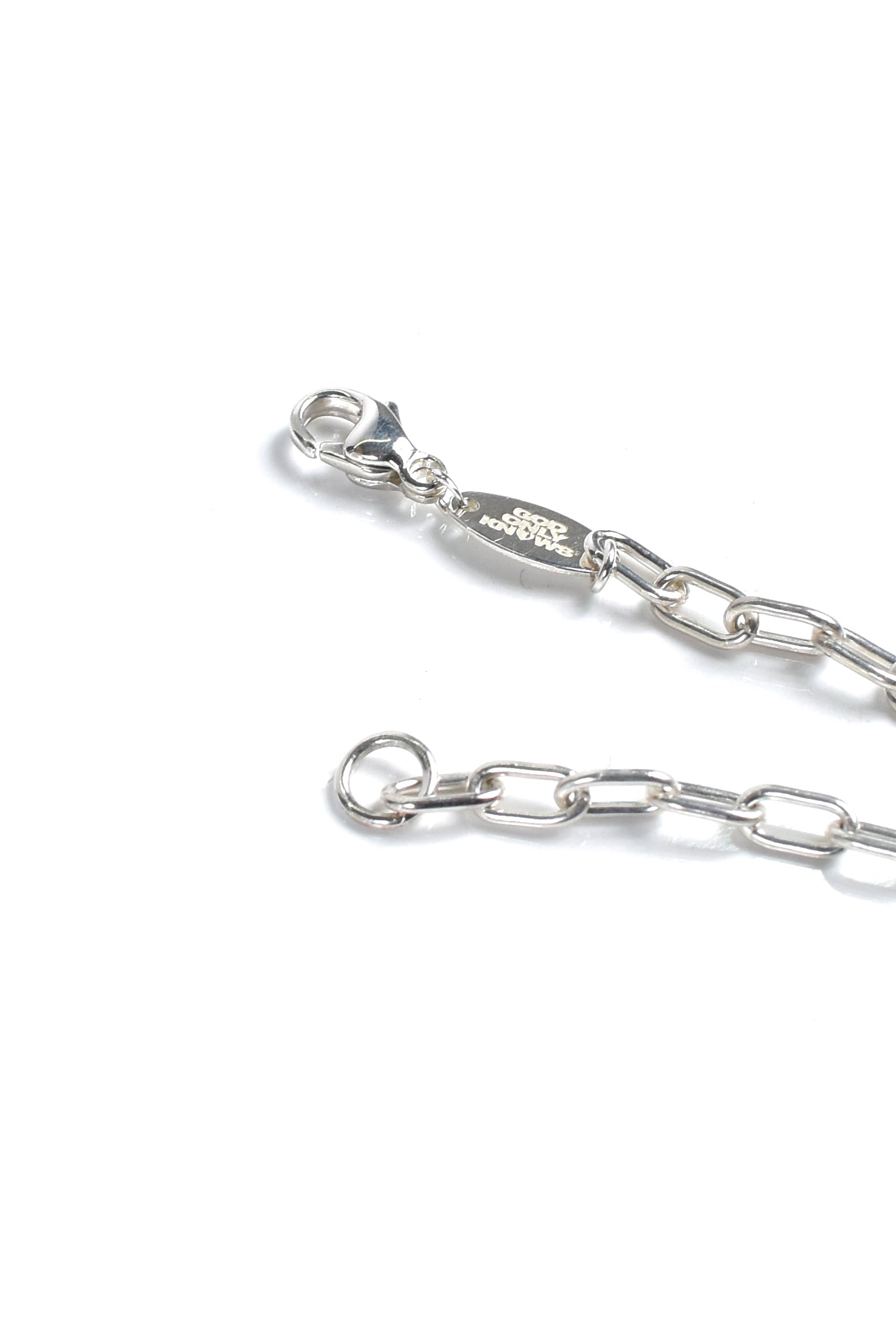 TEAR CROSS BRACELET / SILVER