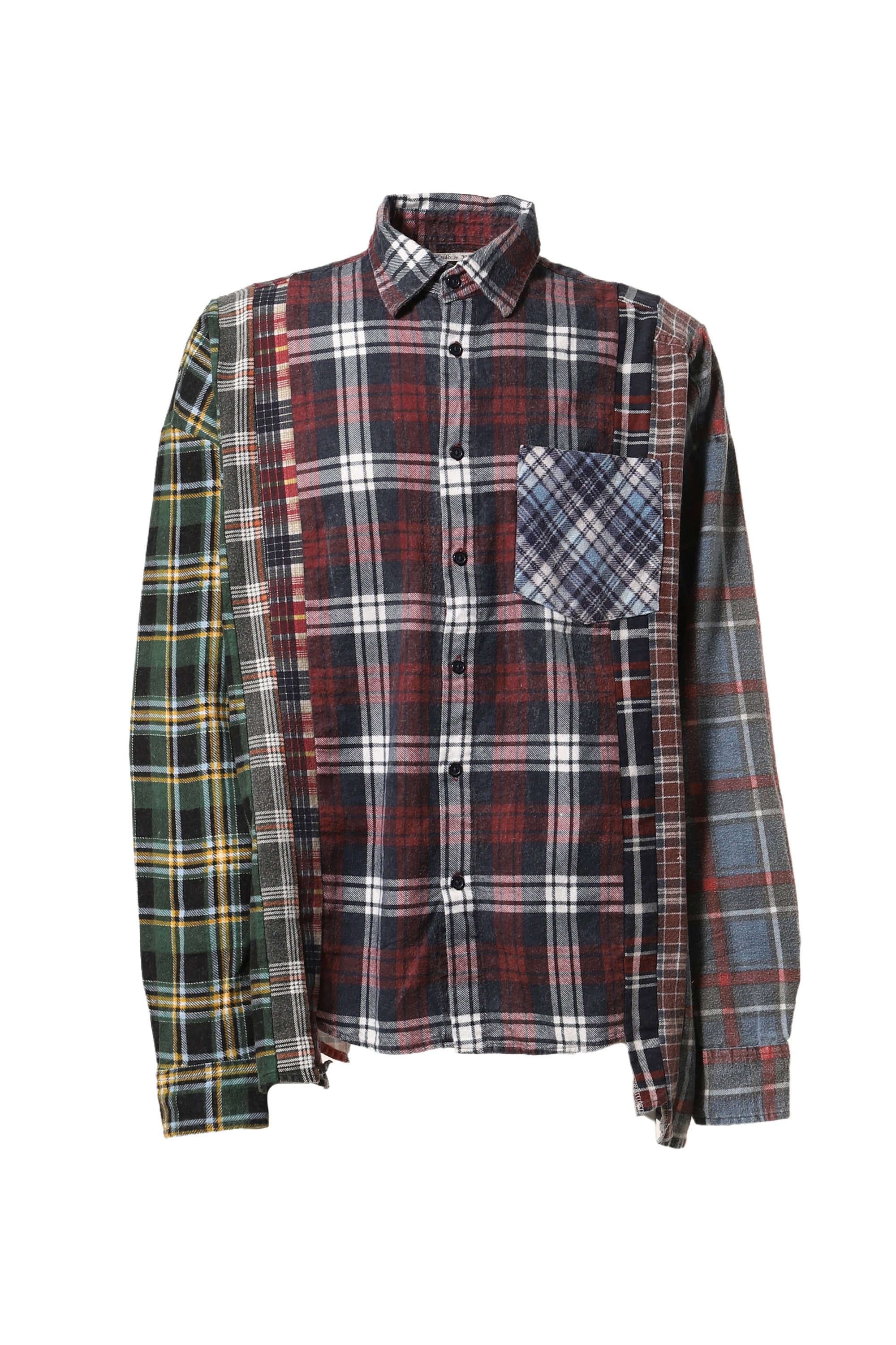 flannel shirt -> 7 cuts wide shirt / assorted