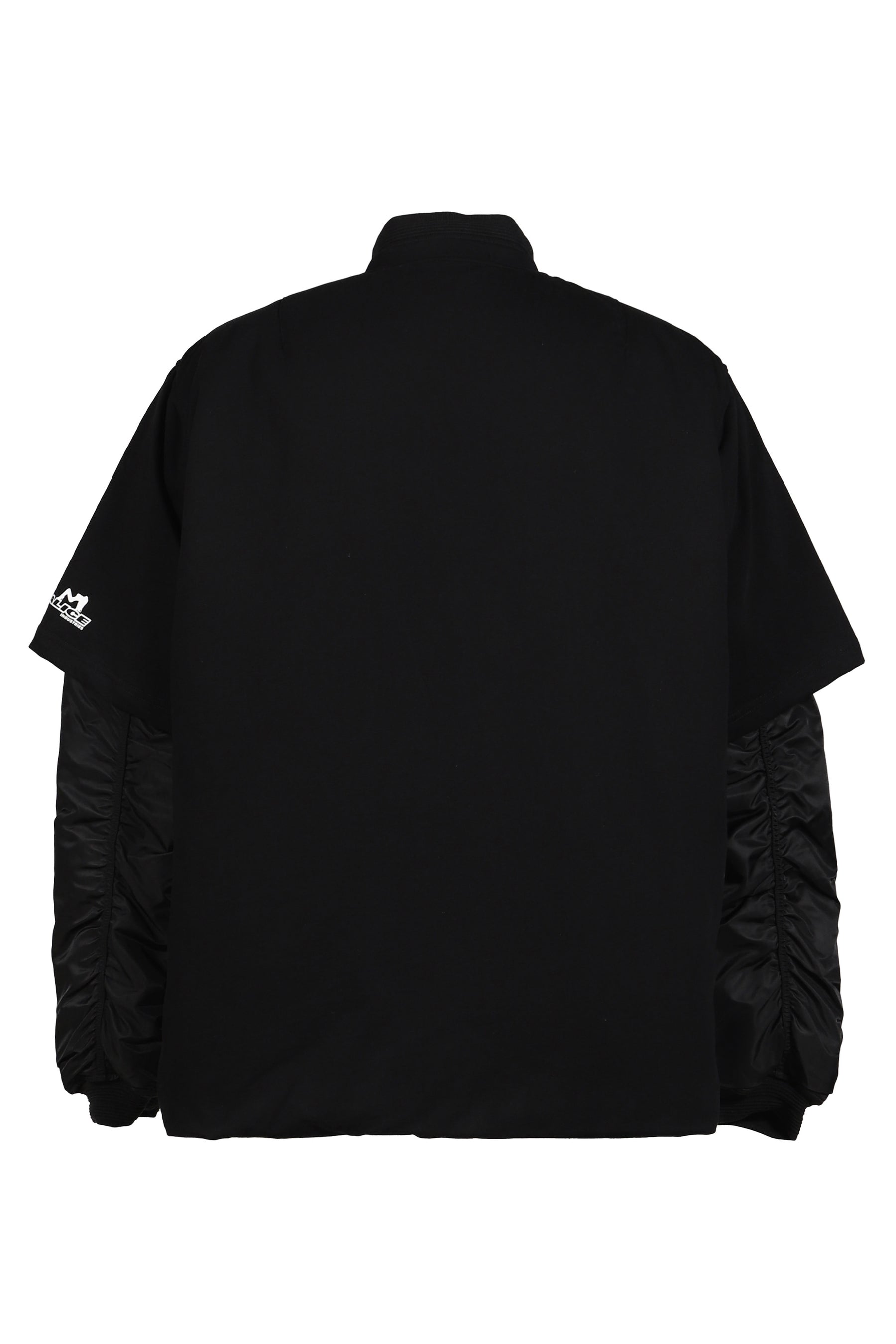 T-SHIRT BOMBER JACKET / BLK