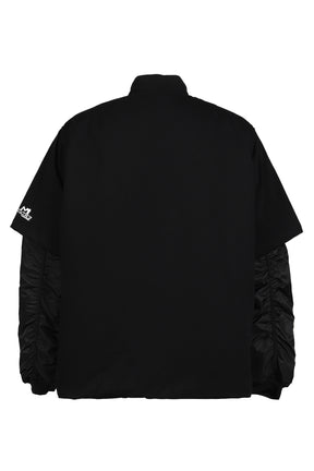 T-SHIRT BOMBER JACKET / BLK
