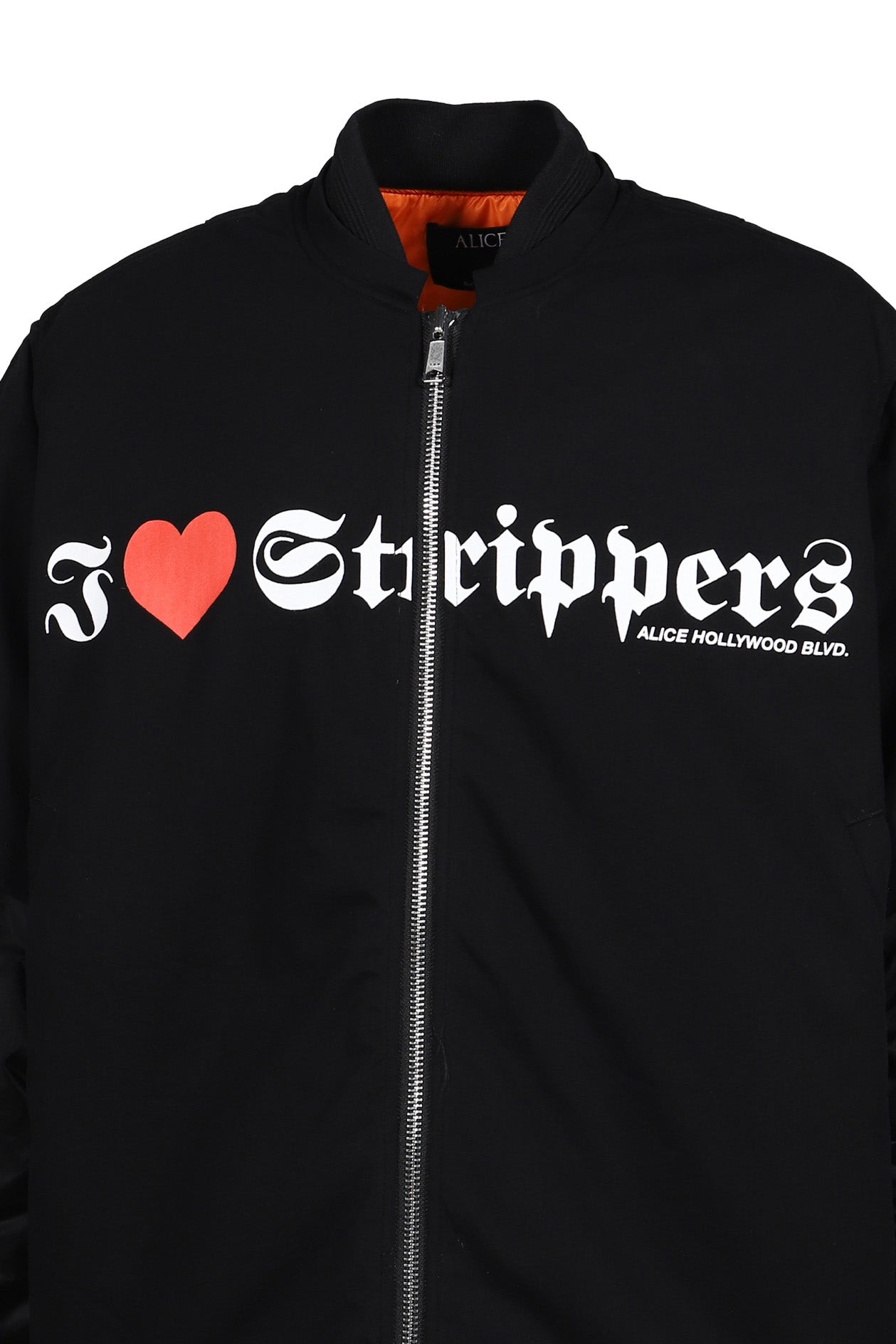 T-SHIRT BOMBER JACKET / BLK