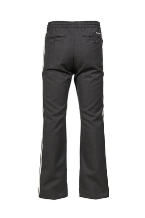 WB WOOL PANT / DARK GRY