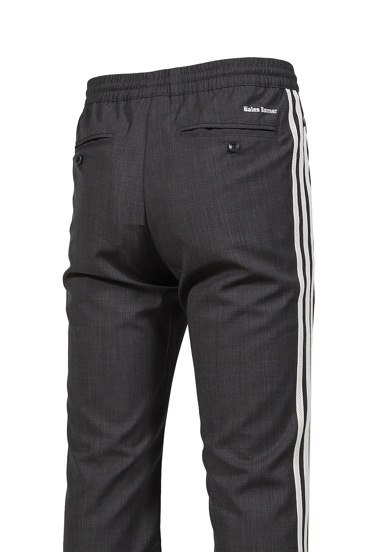 WB WOOL PANT / DARK GRY