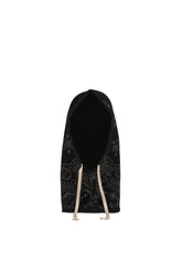 PAISLEY KNIT HOOD BALACLAVA / BLK GRY